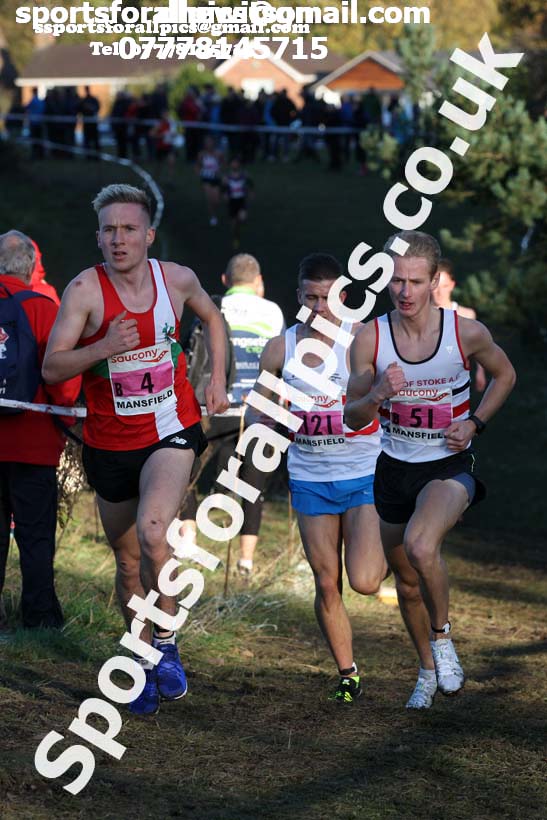 Senior mens National Cross Country Relay, Berry Hill Park, Mansfield. Photo:  David T. Hewitson/Sports for All Pics
